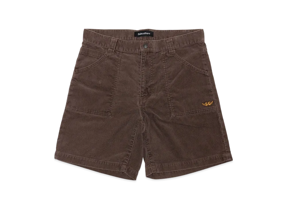 SubCulture Corduroy Shorts "Brown"