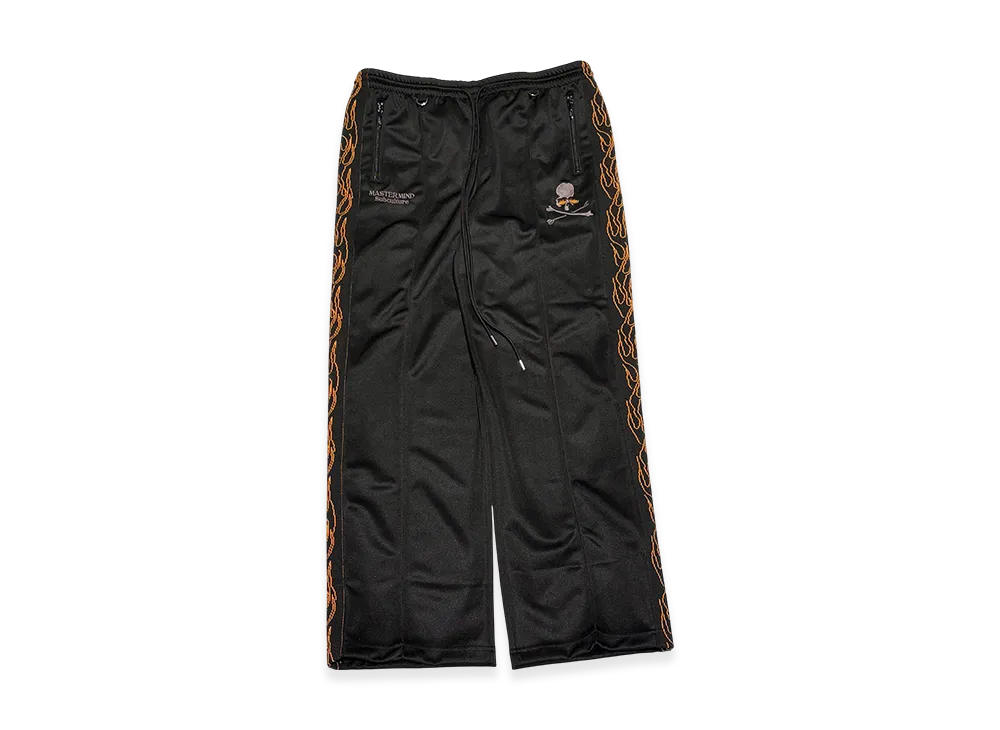 SubCulture x Mastermind World Track Pants Wide Flame "Black"