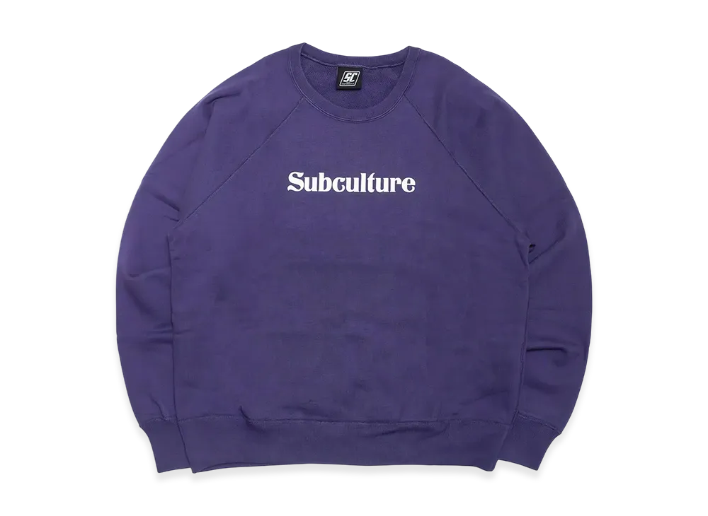 SubCulture Crew Neck (Subculture Crack Print) "Purple"