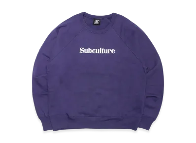 SubCulture Crew Neck (Subculture Crack Print) "Purple"