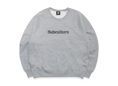SubCulture Crew Neck (Subculture Crack Print) "Top Gray"