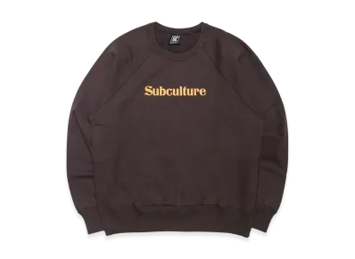 SubCulture Crew Neck (Subculture Crack Print) "Brown"
