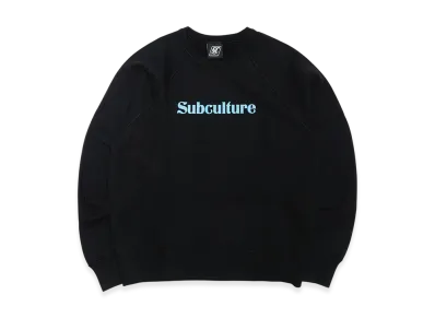 SubCulture Crew Neck (Subculture Crack Print) "Black"