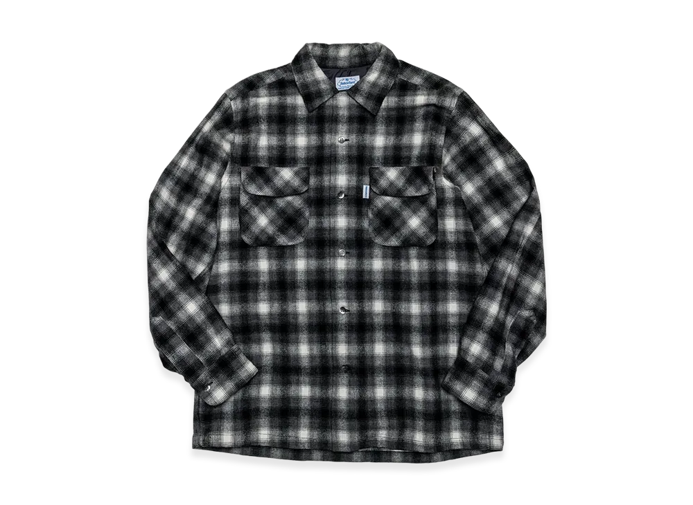 SubCulture Wool Check Shirt "Black/Gary"