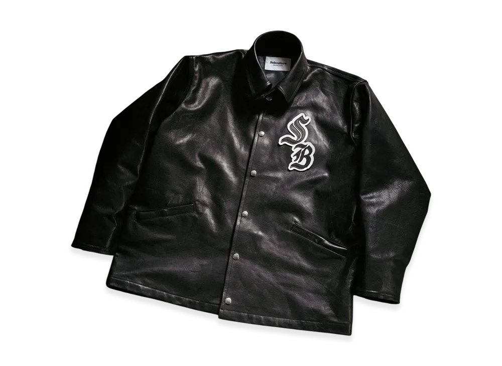 SubCulture x BerBerJin Leather Coach Jacket 