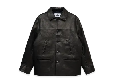 SubCulture x GDC Cowleather Carcoat "Black"