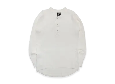 SubCulture Thermal Henley Neck Long Sleeve T-shirt (Concho SV925) "Off White"