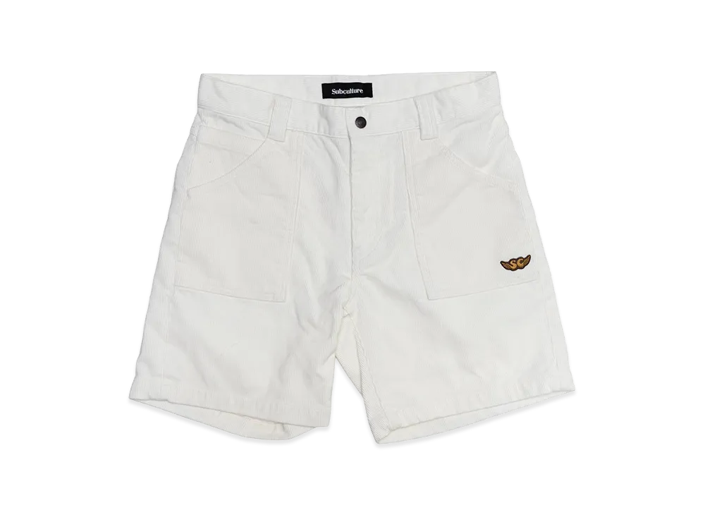SubCulture 2026 Corduroy Shorts "Off White"