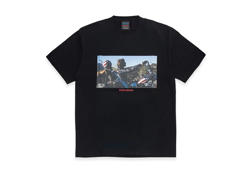 SubCulture x Easy Rider Type-Cbody T-Shirt Captain America "Black"
