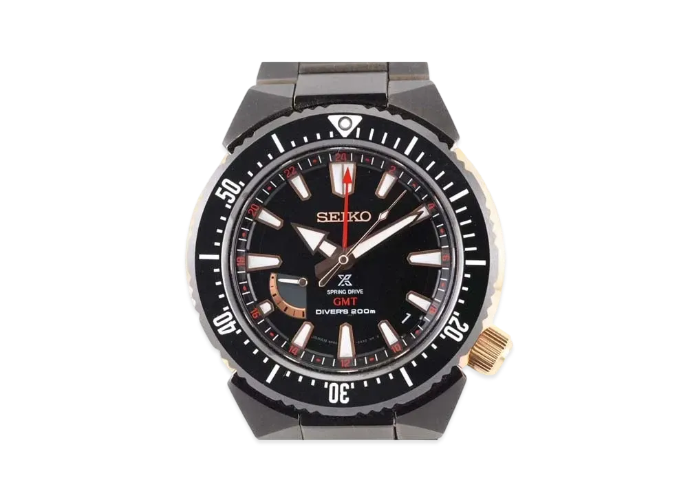 セイコー プロスペックス ダイバースキューバ トランスオーシャン スプリングドライブ "ブラック" SBDB018