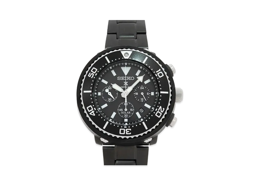 SEIKO Prospex Casual Diver Chronograph by Low Case "Black" SBDL035