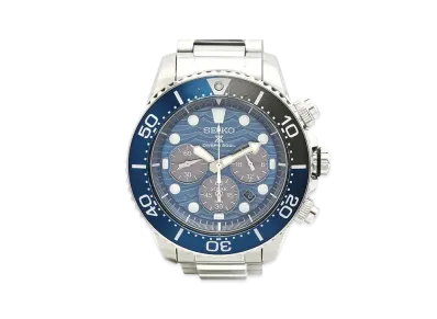 SEIKO Prospex Diver Scuba Solar Chronograph Save the Ocean Special Model "Blue" SBDL059