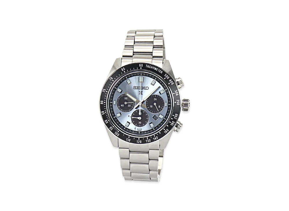SEIKO Prospex Speedtimer Chronograph "Silver/Light Blue"