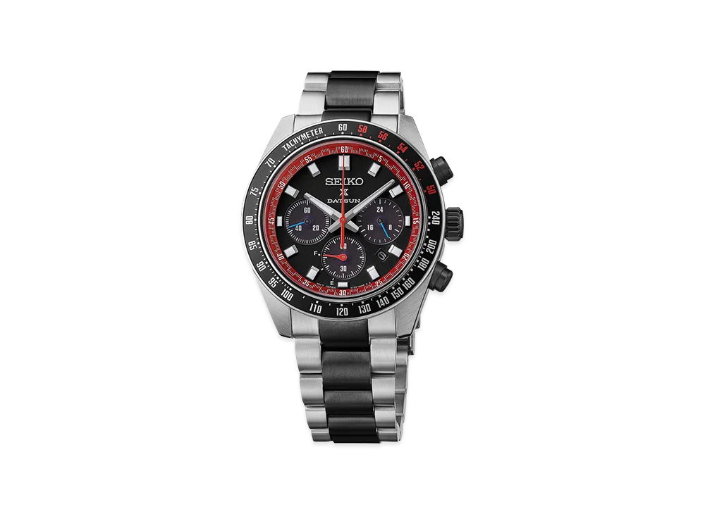 セイコー プロスペックス x ダットサン240Z スピードタイマー ソーラークロノグラフ "ブラック" SBDL121