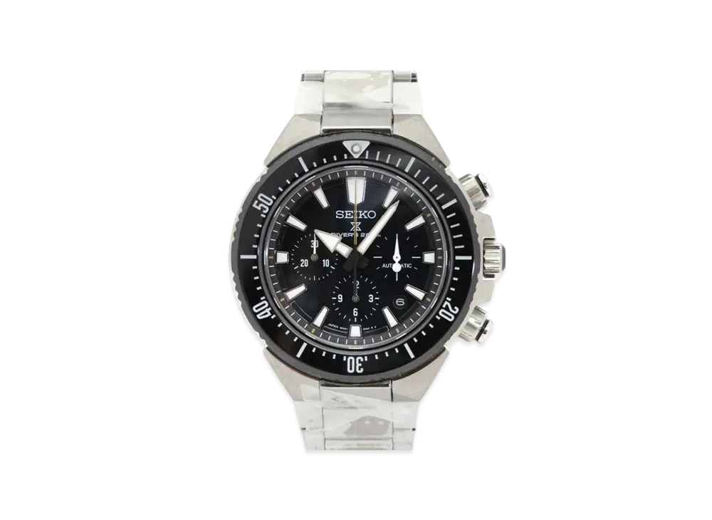 SEIKO Prospex Diver Scuba Transocean Chronograph Rising Wave Collaboration "Black" SBEC001