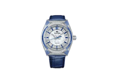 Grand Seiko Masterpiece Collection World Exclusive 8 (Japan Exclusive 5) "Blue/White Gold" SBGD215