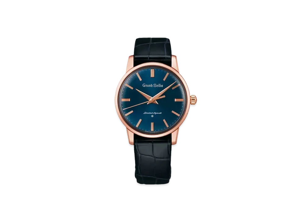 Grand Seiko Elegance Collection World Exclusive 50 (Japan Exclusive 30) "Pink Gold/Navy/Gold" SBGW314