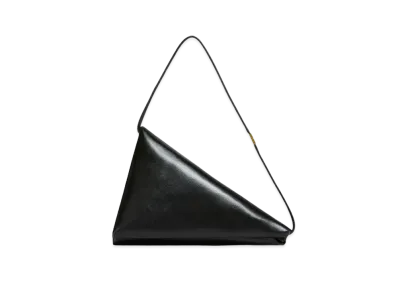 Marni Leather Prisma Triangle Bag "Black"
