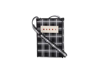 MARNI Mini Shoulder "Black/Lilywhite"