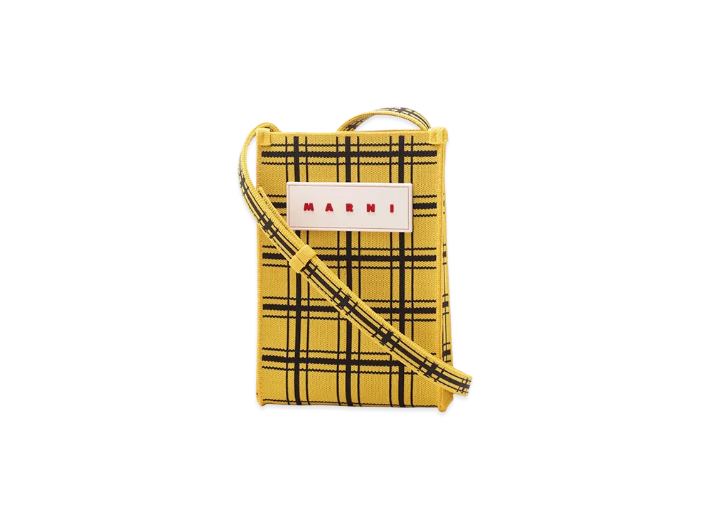 MARNI Mini Shoulder "Aspengold/Black"