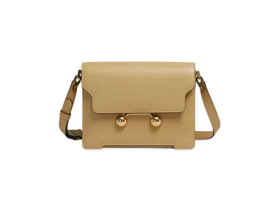 Marni Leather Trunkaroo Medium Shoulder Bag
"Nomad/Beige"
