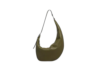 MARNI Dot Small Hobo Bag in Leather "Deep Sage"