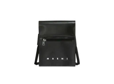 Marni Pouch with Shoelace Strap "Black"