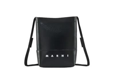 Marni Crossbody Bag with Shoelace Strap "Black"