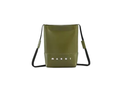 Marni Crossbody Bag with Shoelace Strap "Leav Green"