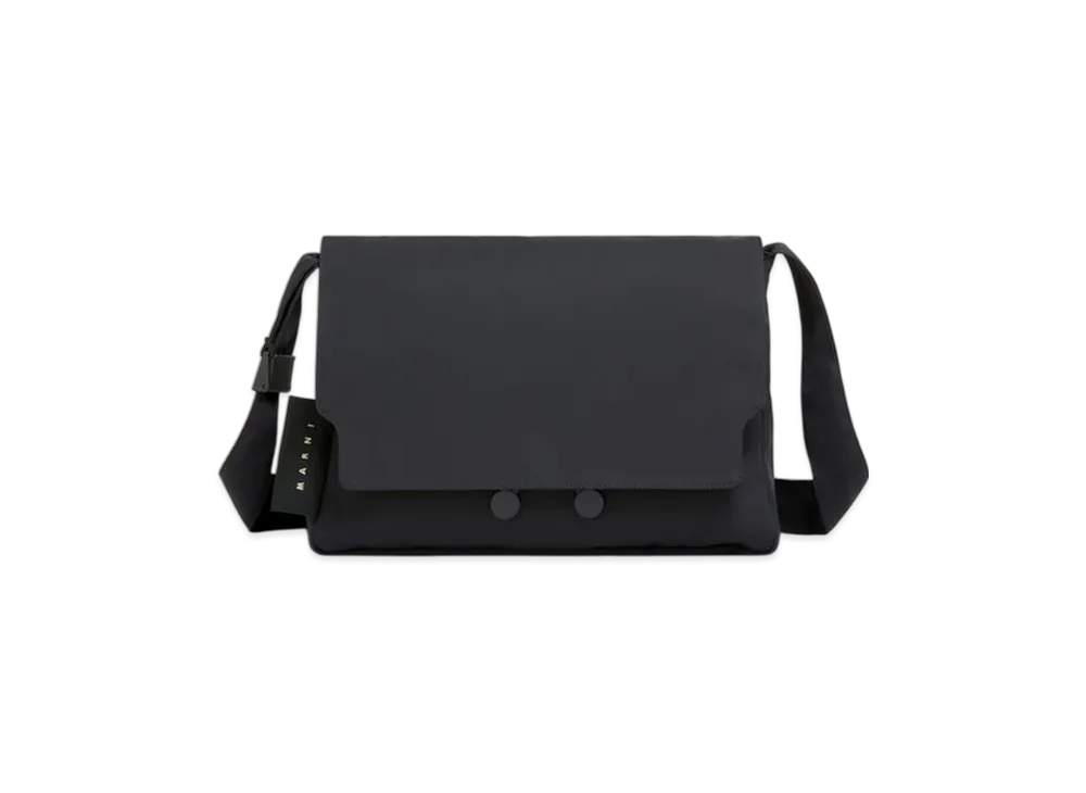 MARNI Nylon Cityscape Crossbody Bag "Black"