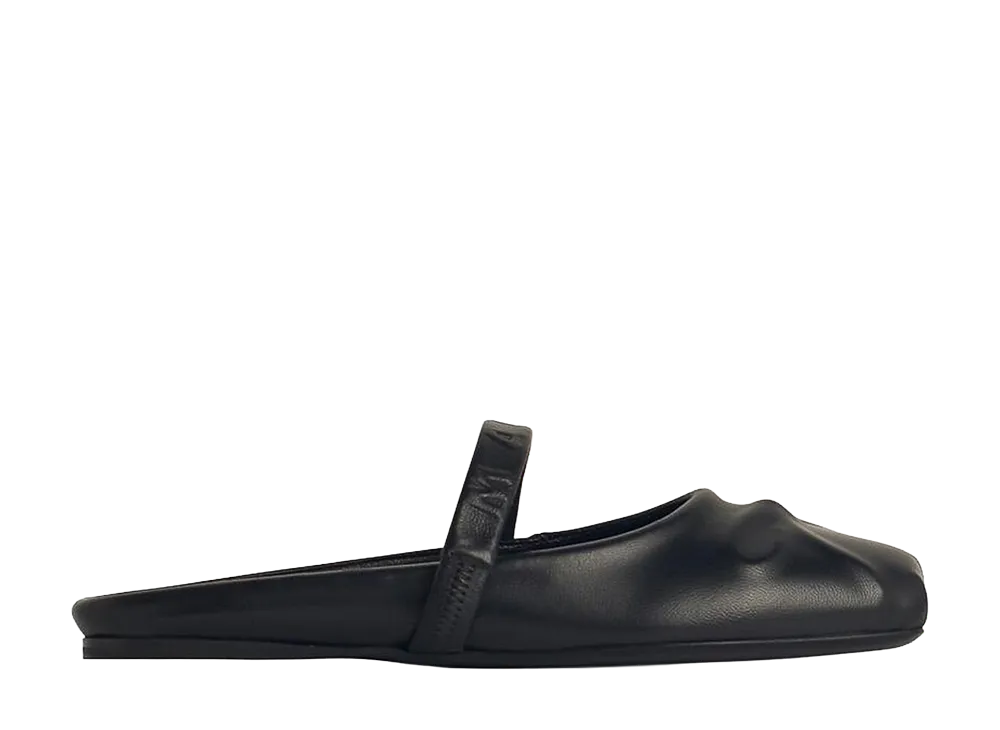MARNI Women's Little Bow Ballet Flats Sabot "Black"