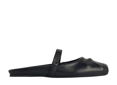 MARNI Women's Little Bow Ballet Flats Sabot "Black"