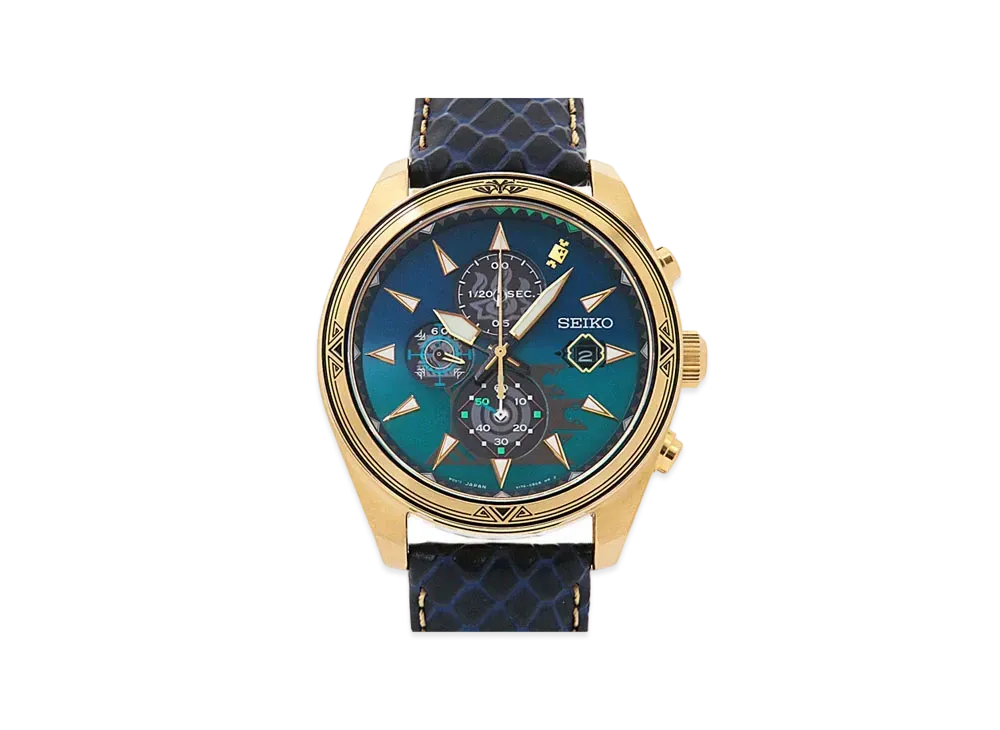 SEIKO x Monster Hunter Seiko Selection 15th Anniversary Collaboration Model "Blue" SBPY156