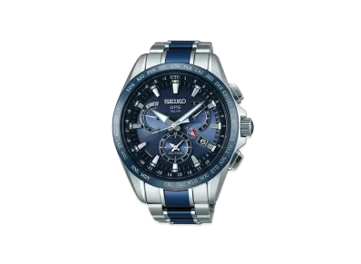 SEIKO Astron GPS Solar Dual Time "Navy" SBXB043