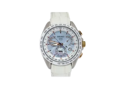 SEIKO Astron GPS Solar Dual Time "White" SBXB063