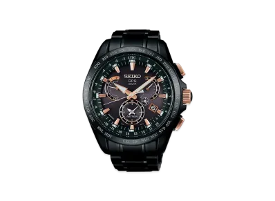 SEIKO Astron GPS Solar Dual Time "Black" SBXB075