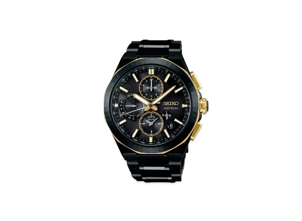 SEIKO Astron Nexter Brand 100th Anniversary Kintaro Hattori Limited Model World Exclusive 1000(Japan Exclusive 600) "Black/Yellow Gold" SBXC156
