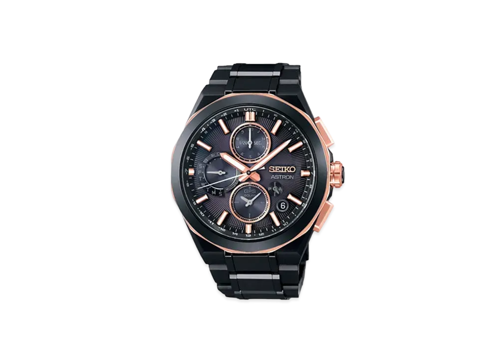 SEIKO Astron Nexter Brand 100th Anniversary Nexter Limited Model World Exclusive 1200 Japan Exclusive 600 "Black/Pink Gold" SBXC158