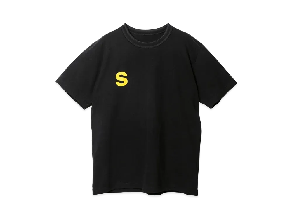sacai T-Shirts "Black Yellow"