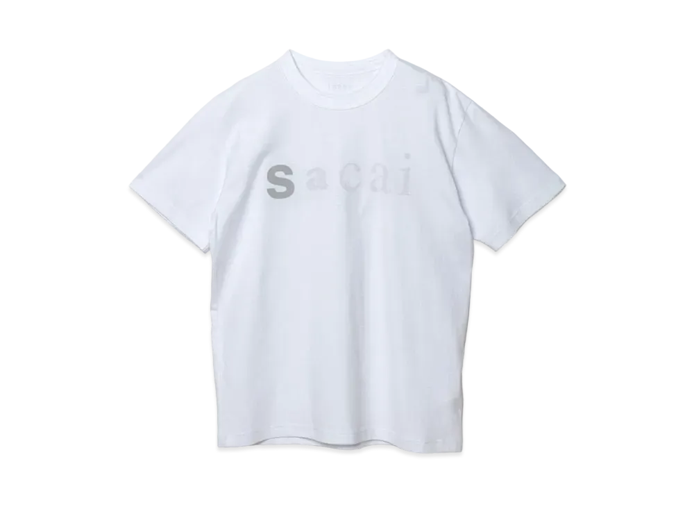 sacai T-Shirts "White Grey"