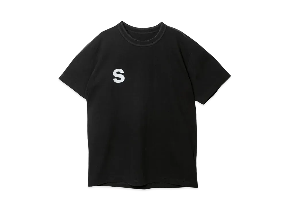 sacai T-Shirts "Black Grey"
