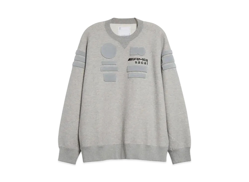 sacai x Mercedes AMG Patch Cotton Blend Sweatshirt 
