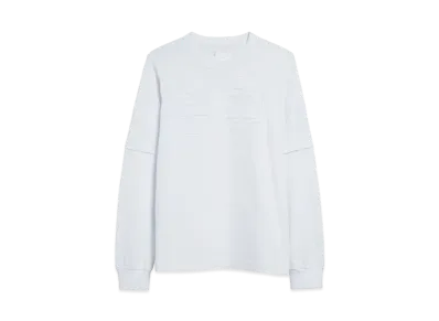 sacai x Mercedes AMG Patch Long Sleeve Cotton T-Shirt "White"