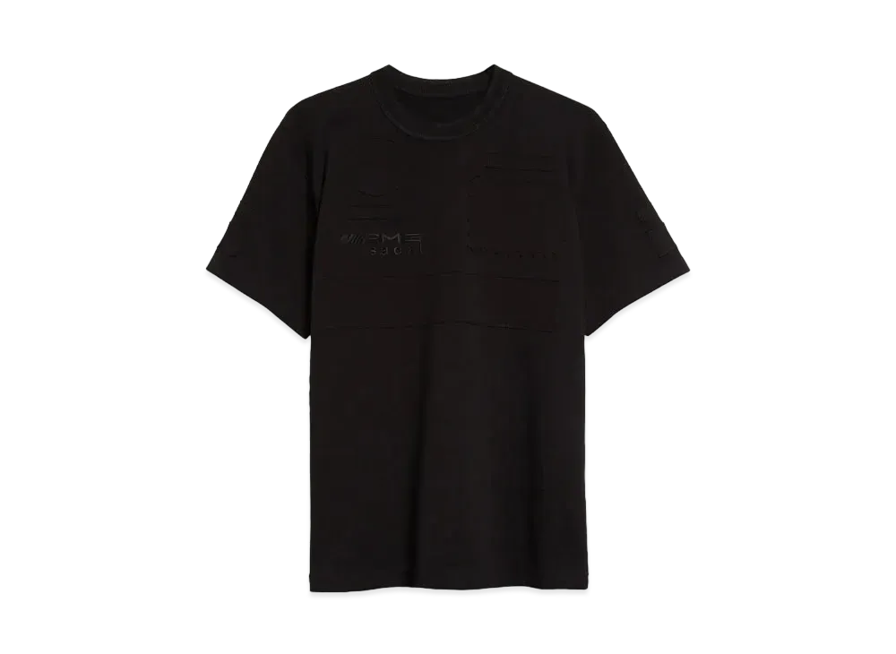 sacai x Mercedes AMG Patch Cotton & Nylon T-Shirt "Black"