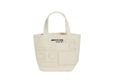 sacai x Mercedes AMG Small Patch Canvas Tote "Off White"