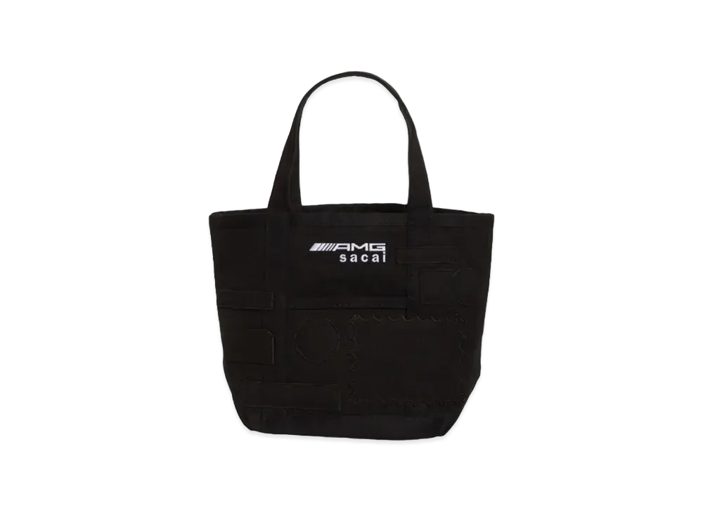 sacai x Mercedes AMG Small Patch Canvas Tote "Black"