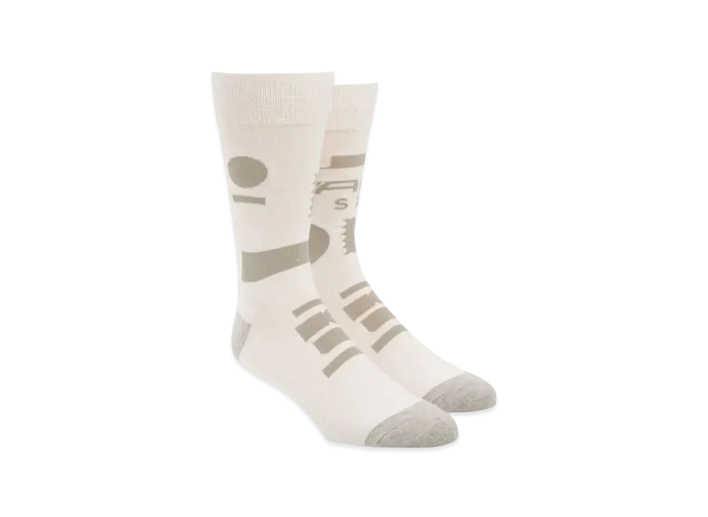 sacai x Mercedes AMG Jacquard Crew Socks "White"