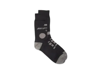 sacai x Mercedes AMG Jacquard Crew Socks "Black"