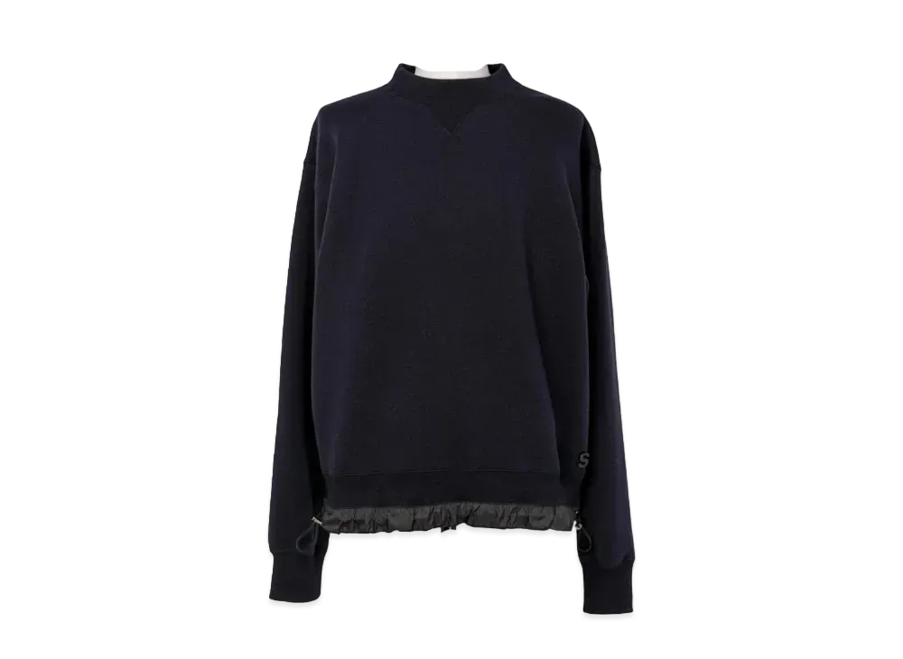 sacai S Sponge Sweat Pullover "Navy"