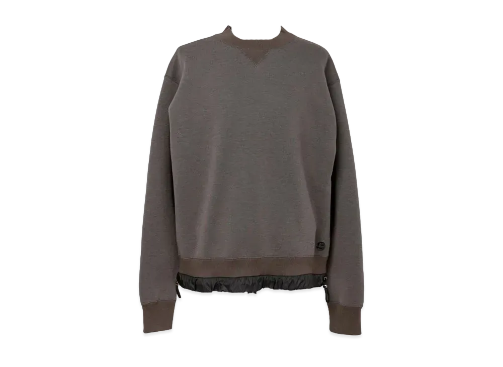 sacai S Sponge Sweat Pullover "Taupe"